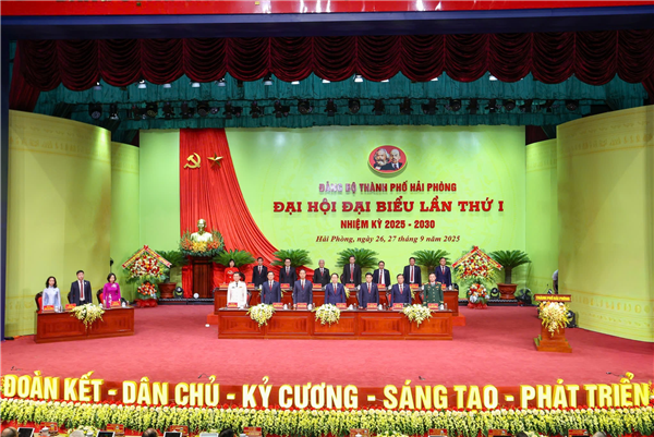 Thông báo nhanh kết quả Đại hội Đảng bộ thành phố Hải Phòng lần thứ I, nhiệm kỳ 2025 - 2030
