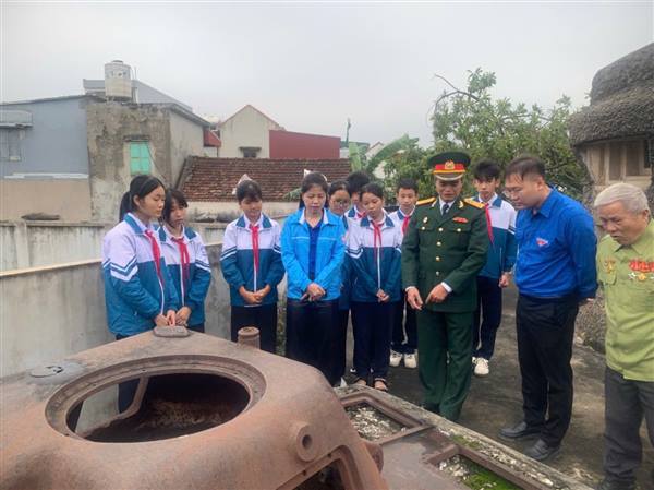 Câu chuyện thời hoa lửa – hành trình giáo dục truyền thống cho thế hệ trẻ xã Đại Sơn