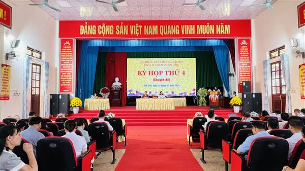 Hội đồng nhân dân xã Đại Sơn khóa II tổ chức Kỳ họp thứ 4 (kỳ họp chuyên đề)