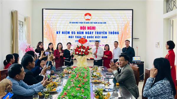 Ủy ban MTTQ Việt Nam xã Đại Sơn kỷ niệm 95 năm Ngày thành lập Mặt trận Dân tộc Thống nhất Việt Nam