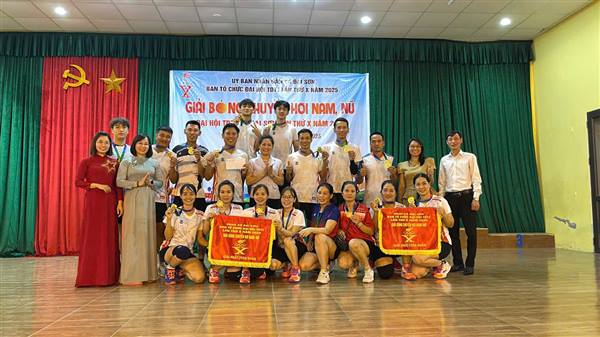 Giải bóng chuyền hơi Nam – Nữ Đại hội TDTT xã Đại Sơn lần thứ X năm 2025