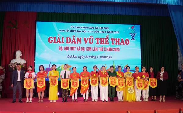 Đại Sơn sôi nổi Giải Dân vũ trong khuôn khổ Đại hội TDTT xã năm 2025