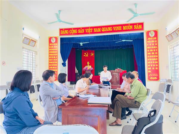 Ban Kinh tế - Ngân sách HĐND xã Đại Sơn tổ chức giám sát chuyên đề  về hoạt động , quản lý điều hành của các Hợp tác xã dịch vụ nông nghiệp trên địa bàn xã.