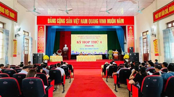 Nghị quyết kỳ họp thứ 4 ( Kỳ họp chuyên đề) Hội đồng nhân dân xã Đại Sơn, khóa II.