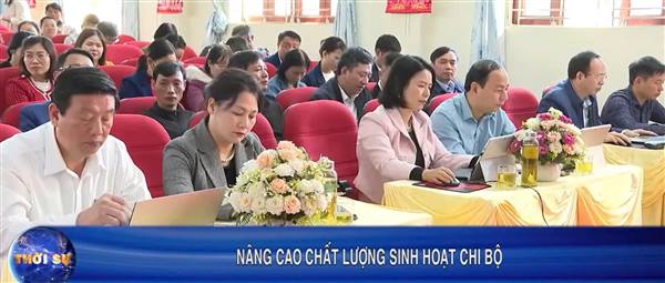 Đảng ủy xã Đại Sơn nâng cáo chất lượng sinh hoạt chi bộ