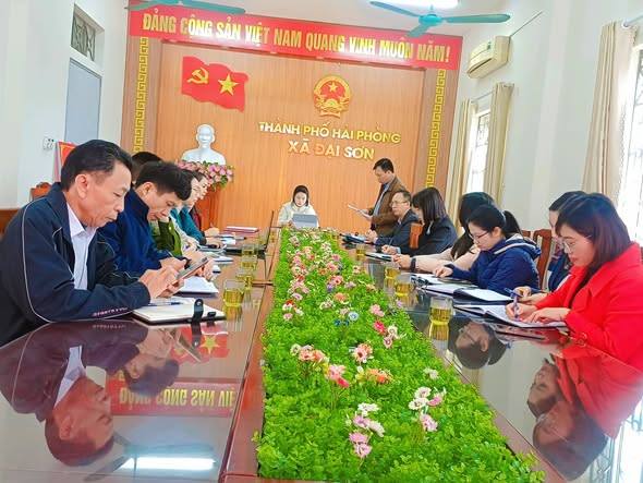 Ban công tác 35 Đảng ủy xã Đại Sơn tổ chức hội nghị triển khai hoạt động và phân công nhiệm vụ cho thành viên Ban công tác, đội ngũ cộng tác viên