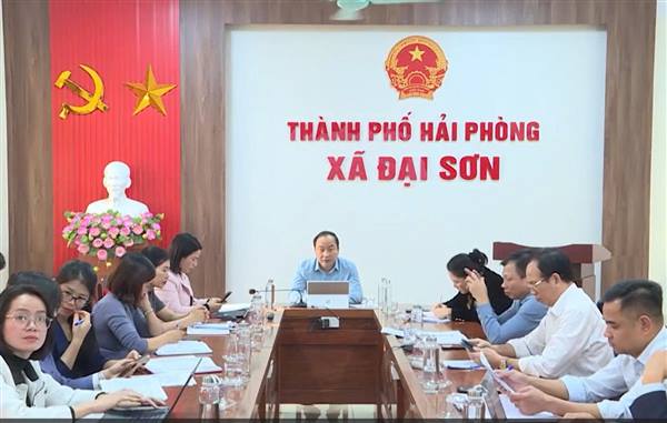 Ủy ban bầu cử xã Đại Sơn triển khai một số nội dung công tác bầu cử