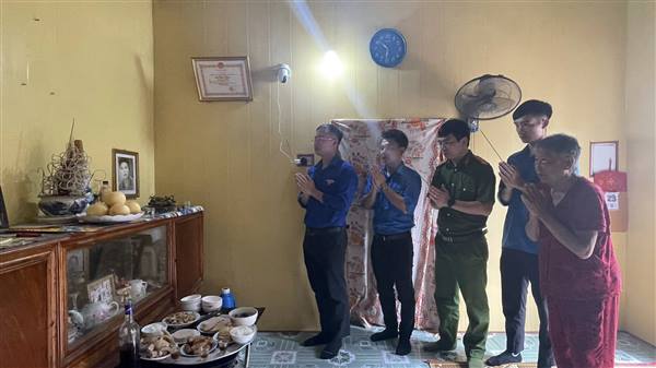 Đoàn thanh niên xã Đại Sơn tổ chức các hoạt động tri ân người có công nhân dịp 27/7