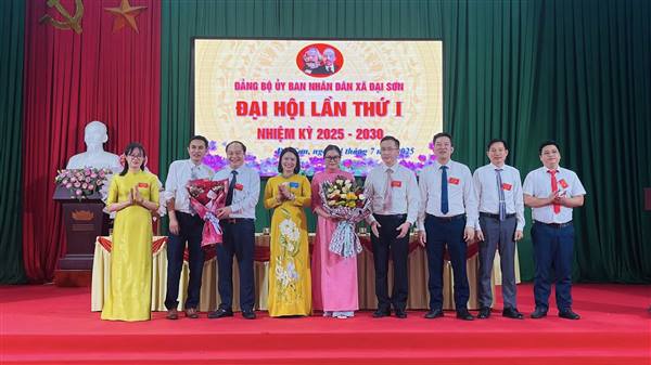 Đại hội lần thứ I, Đảng bộ UBND xã Đại Sơn, nhiệm kỳ 2025–2030 thành công tốt đẹp