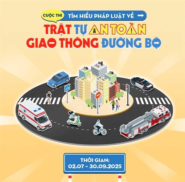 xã Đại Sơn triển khai Cuộc thi “Tìm hiểu pháp luật về Trật tự an toàn giao thông đường bộ” và Cuộc thi “Tìm hiểu 80 năm Ngày truyền thống của lực lượng Cảnh sát giao thông"