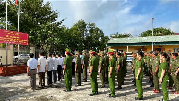 Công an xã Đại Sơn ra quân thực hiện cao điểm xây dựng xã, phường, đặc khu không ma túy năm 2025.