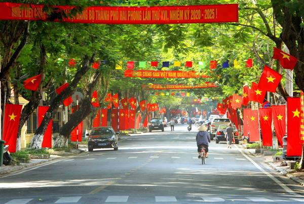 Nhiệt liệt chào mừng Đại hội Đảng thành phố Hải Phòng lần thứ I, nhiệm kỳ 2025 - 2030