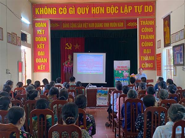 Xã Đại Sơn: Tập huấn chuyển giao khoa học kỹ thuật, triển khai chương trình cung ứng phân bón vụ Đông.