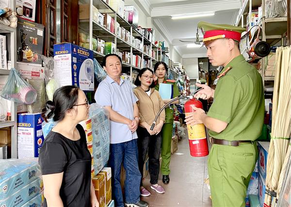 Xã Đại Sơn xây dựng kế hoạch triển khai mô hình “Điểm chữa cháy công cộng” tại khu dân cư
