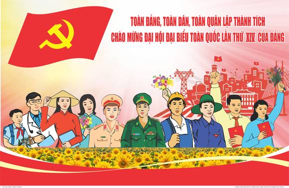Nhiệt liệt chào mừng Đại hội đại biểu toàn quốc lần thứ XIV của Đảng