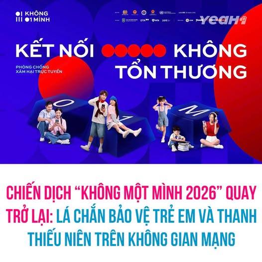 Đại Sơn hưởng ứng Chiến dịch “Không Một Mình 2026”: Kết nối không tổn thương, chung tay bảo vệ trẻ em trên môi trường mạng