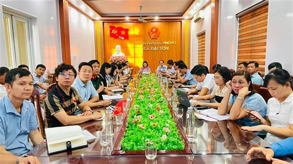 Đảng ủy xã Đại Sơn tham dự Hội nghị toàn quốc quán triệt, triển khai thực hiện Nghị quyết Trung ương 4 khóa XIV