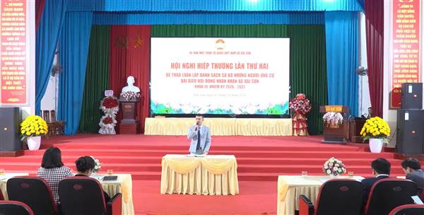 Xã Đại Sơn tổ chức Hội nghị hiệp thương lần thứ hai