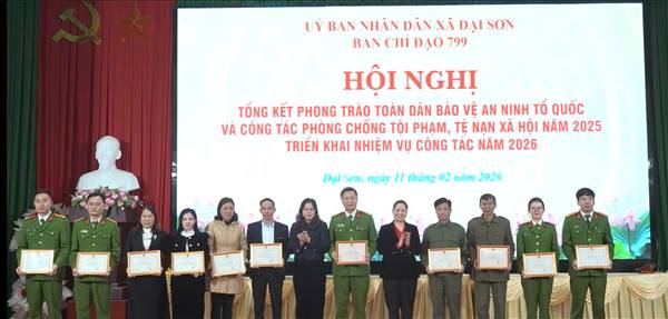 Đại Sơn tổng kết phong trào toàn dân bảo vệ An ninh Tổ quốc năm 2025