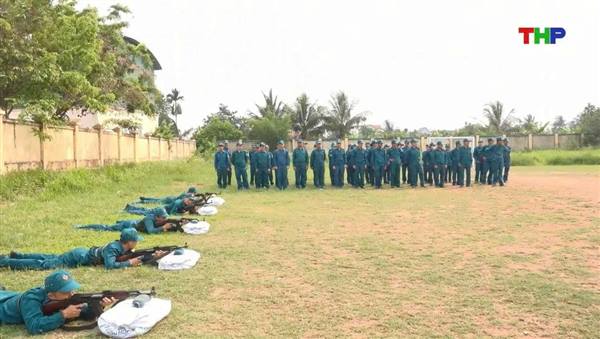 Ban CHQS xã Đại Sơn xây dựng dân quân tự vệ vững mạnh từ cơ sở