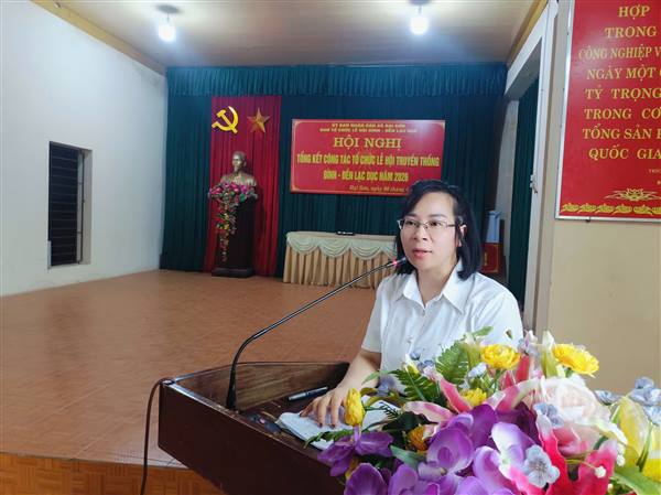 Ban Tổ chức Lễ hội Đình – Đền Lạc Dục tổ chức hội nghị tổng kết công tác lễ hội truyền thống năm 2026