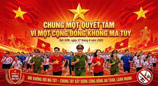 Đại Sơn hưởng ứng tháng hành động phòng, chống ma tuý năm 2026
