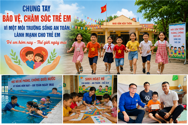 xã Đại Sơn tăng cường công tác chăm sóc, bảo về trẻ em có hoàn cảnh đặc biệt 