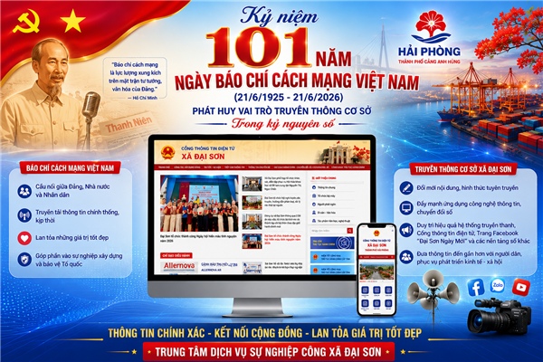 Kỷ niệm 101 năm ngày báo chí cách mạng việt nam (21/6/1925 - 21/6/2026): phát huy vai trò truyền thông cơ sở trong kỷ nguyên số