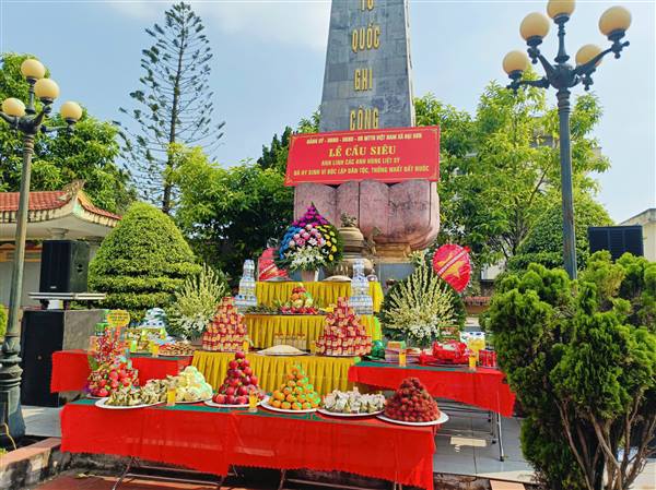 Đại Sơn tổ chức Lễ cầu siêu tri ân các Anh hùng liệt sĩ