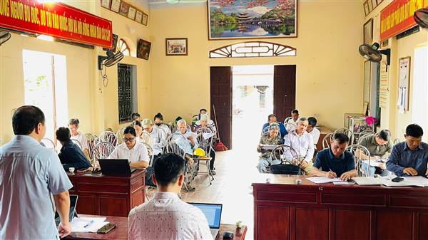 Đại Sơn công khai phương án bồi thường, hỗ trợ dự án cải tạo, nâng cấp đường giao thông