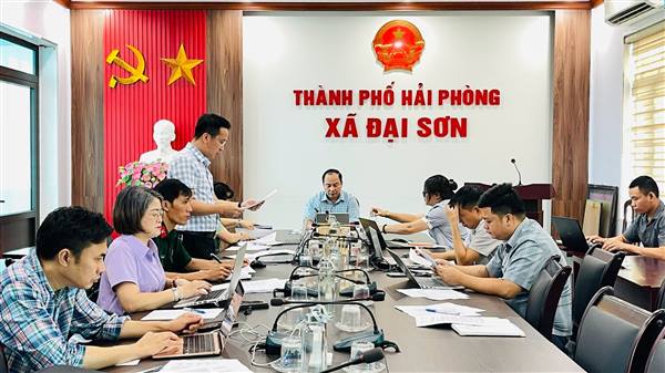 UBND xã Đại Sơn cho ý kiến hoàn thiện Đề án xây dựng nông thôn mới giai đoạn 2026–2030