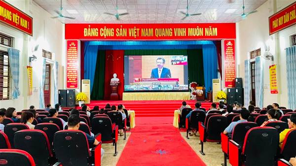 Đảng bộ xã Đại Sơn học tập Nghị quyết Trung ương 3 khóa XIV