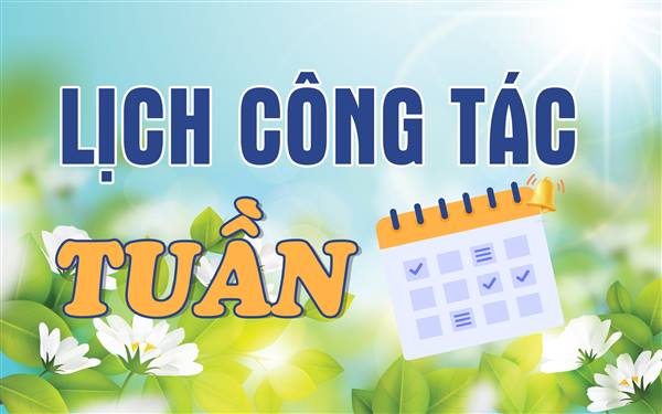 THÔNG BÁO Lịch công tác tuần của Chủ tịch và Phó Chủ tịch UBND xã (Từ ngày 20/4/2026 đến ngày 24/4/2026)