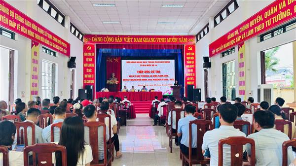 Tổ đại biểu HĐND thành phố số 14 tiếp xúc cử tri sau Kỳ họp thường lệ giữa năm 2026