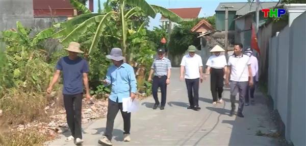 Đại Sơn chi trả tiền bồi thường, hỗ trợ GPMB đường sắt Lào Cai - Hà Nội - Hải Phòng đợt 1 cho 88 hộ.