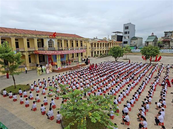 Rộn ràng Lễ khai giảng năm học mới 2026-2027 tại các trường học trên địa bàn xã