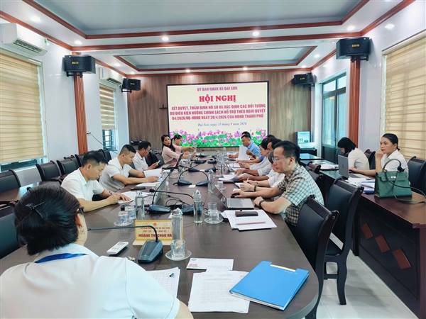 Đại Sơn rà soát, xét duyệt đối tượng hưởng chính sách hỗ trợ theo Nghị quyết 04/2026/NQ-HĐND