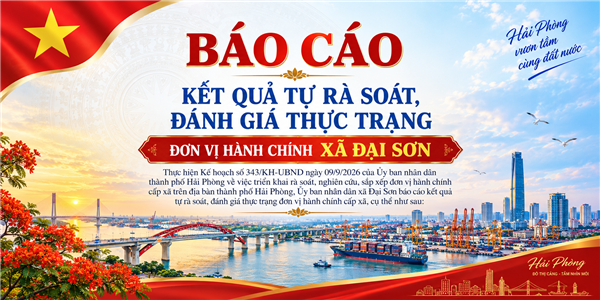 BÁO CÁO
Kết quả tự rà soát, đánh giá thực trạng
đơn vị hành chính xã Đại Sơn