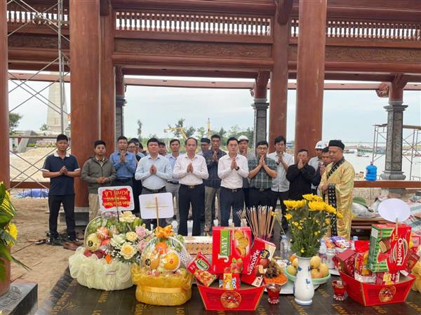 LỄ CẤT NÓC ĐỀN THỜ CÁC ANH HÙNG LIỆT SỸ VÀ ĐỀN THỜ NAM HẢI TẠI KHU DI TÍCH QUỐC GIA ĐẶC BIỆT BẾN K15 – ĐƯỜNG HỒ CHÍ MINH TRÊN BIỂN, PHƯỜNG ĐỒ SƠN, THÀNH PHỐ HẢI PHÒNG