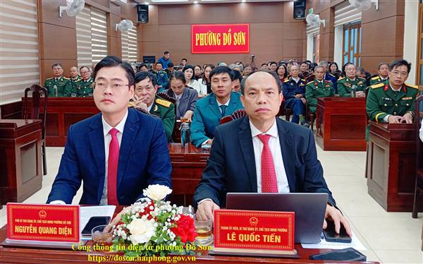 PHƯỜNG ĐỒ SƠN TỔ CHỨC GẶP MẶT KỶ NIỆM 81 NĂM NGÀY THÀNH LẬP QUÂN ĐỘI NHÂN DÂN VIỆT NAM VÀ 36 NĂM NGÀY HỘI QUỐC PHÒNG TOÀN DÂN