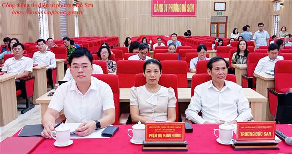PHƯỜNG ĐỒ SƠN TỔNG DUYỆT CHƯƠNG TRÌNH ĐẠI HỘI ĐẠI BIỂU ĐẢNG BỘ LẦN THỨ I, NHIỆM KỲ 2025 – 2030