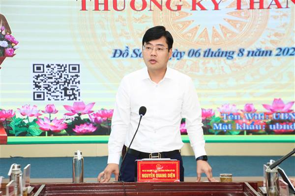 UBND PHƯỜNG ĐỒ SƠN TỔ CHỨC PHIÊN HỌP THƯỜNG KỲ THÁNG 7/2025