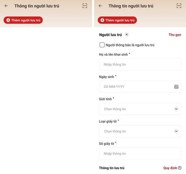 Cách thông báo lưu trú trên VNeID khi có người ở lại qua đêm - 5