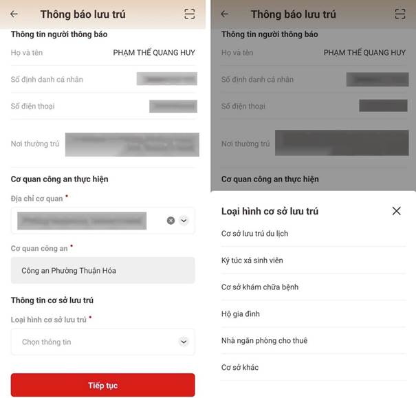 Cách thông báo lưu trú trên VNeID khi có người ở lại qua đêm - 4