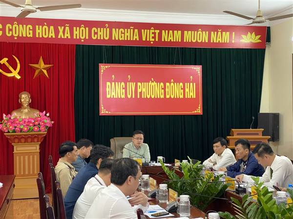 Phường Đông Hải triển khai nhiệm vụ chuẩn bị bầu cử Quốc hội và HĐND các cấp nhiệm kỳ 2026 – 2031