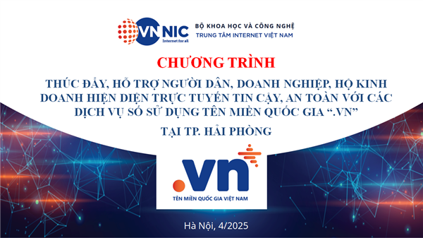 Phường Đông Hải tham dự hội nghị trực tuyến triển khai Chương trình thúc đẩy, hỗ trợ người dân, doanh nghiệp, hộ kinh doanh hiện diện trực tuyến tin cậy, an toàn với các dịch vụ số sử dụng tên miền quốc gia .vn giai đoạn 2025 - 2026 trên địa bàn thành phố Hải Phòng