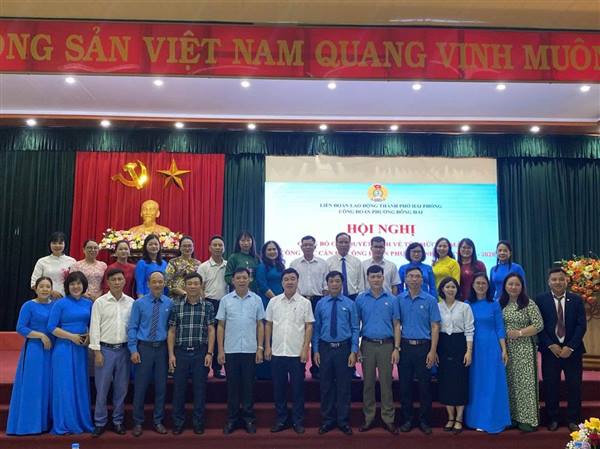 THÀNH LẬP CÔNG ĐOÀN PHƯỜNG ĐÔNG HẢI - BƯỚC TIẾN QUAN TRỌNG TRONG CỦNG CỐ HỆ THỐNG CHÍNH TRỊ CƠ SỞ
