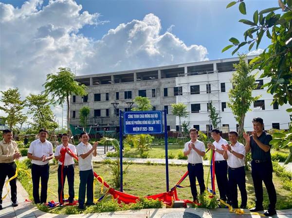 KHÁNH THÀNH CÔNG TRÌNH CHÀO MỪNG ĐẠI HỘI ĐẢNG BỘ PHƯỜNG ĐÔNG HẢI LẦN THỨ NHẤT, NHIỆM KỲ 2025-2030

