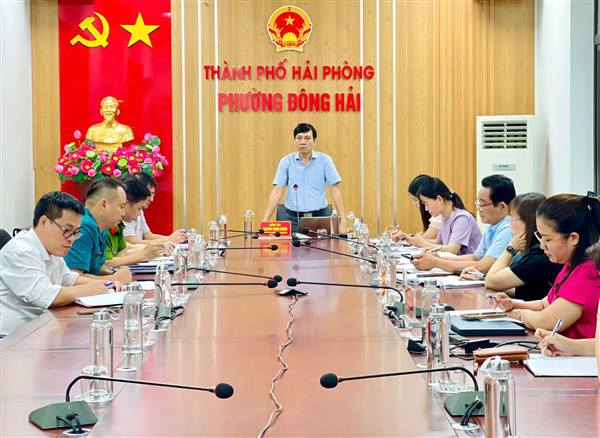 ỦY BAN NHÂN DÂN PHƯỜNG ĐÔNG HẢI TỔ CHỨC PHIÊN HỌP THƯỜNG KỲ THÁNG 8 NĂM 2025
