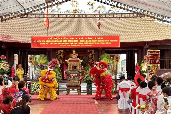 PHƯỜNG ĐÔNG HẢI LONG TRỌNG TỔ CHỨC KHAI MẠC LỄ HỘI ĐỀN PHÚ XÁ NĂM 2026